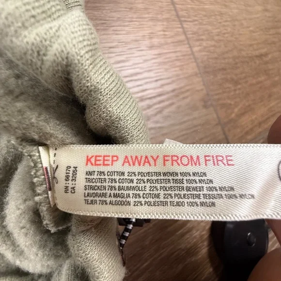 FP Movement by Free People Away We Go Half-Zip Olive NWTS Oversized Iridescent - Picture 7 of 16